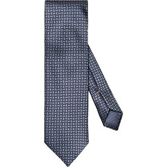 Eton Geometric Silk Tie in Navy at Nordstrom Rack