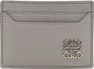 Loewe Pre-owned Card Case - unisex - Vintage Accessoires - Grijs - ONE Size - Leer - Vintage