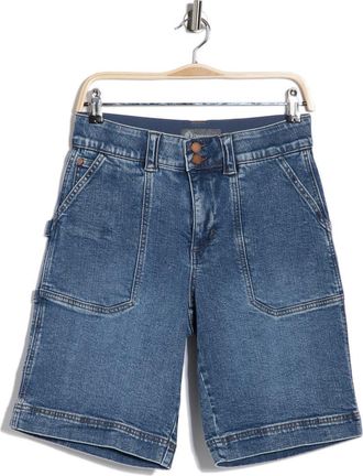 Democracy Porkchop Long Denim Shorts in Medium Wash at Nordstrom Rack, Size 16
