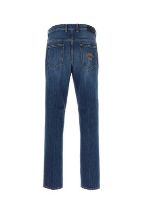 Givenchy Mens Denim Jeans Darkblue Exterior: Cotton