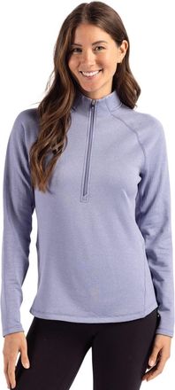 Cutter & Buck Peshastin Fleece Recycled Womens Half Zip Pullover