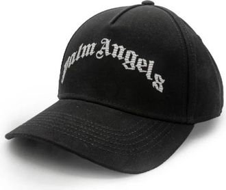 Palm Angels Baseball Cap - Heren - Petten - Zwart - ONE Size - Katoen - Accessoires