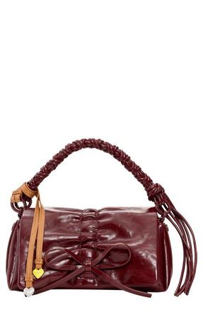 Desigual Faux Leather Shoulder Bag in Burgundy at Nordstrom