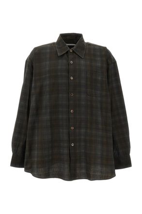Our Legacy Borrowed Checked Cotton Casual Shirt