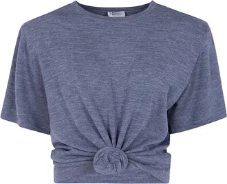Magda Butrym Mujer, Camisetas, Gris, Talla: S