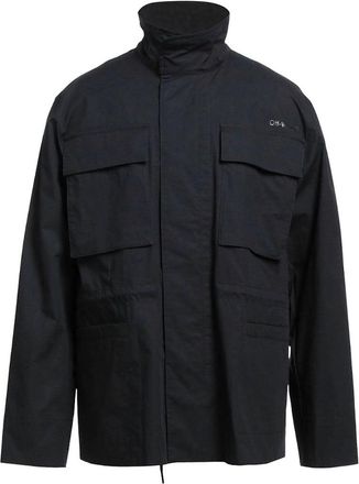 Off-white Mens Off-White Diag Tab Black Field Jacket - Black/Black - Size: 40/Regular