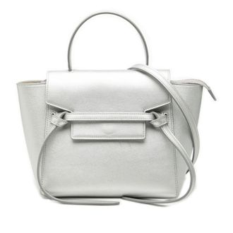 Celine Pre-owned Celine Nano Laminated Calfskin Belt Bag Ladies S-GA-4108