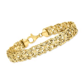 Canaria Canaria 10kt Yellow Gold Interlocking Link Bracelet
