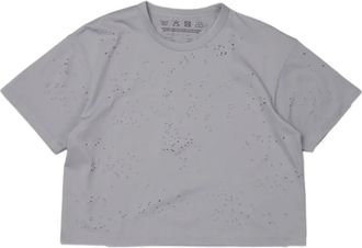 Mfpen T-shirt con effetto vissuto - Grigio
