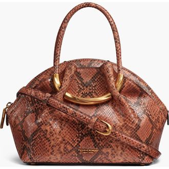 DKNY Oxford Snake Crossbody in Amber at Nordstrom