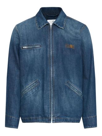 Maison Margiela MM6 Maison Margiela Rei&szlig;verschluss -Jeansjacke
