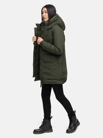 Navahoo dames winterparka WINTERPRINZESSIN met capuchon & vrouwelijke pasvorm