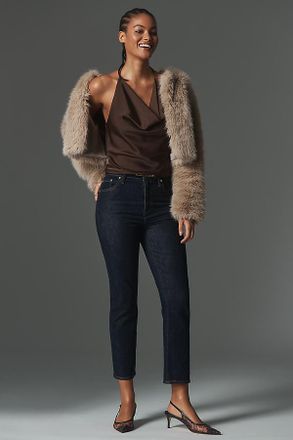 Pistola Denim Bri High-Rise Straight Jeans