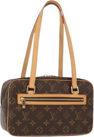 Louis Vuitton Pre-owned Shoulder Bags, female, Brown, Size: ONE SIZE Pre-owned Canvas Shoulder Bag