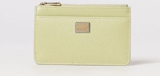 Dolce & Gabbana Portacarte di credito Dolce & Gabbana in pelle a grana