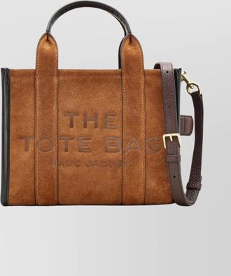 Marc Jacobs the tote bag small suede tote bag