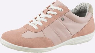 Jomos Schn&uuml;rschuh JOMOS, Damen, Gr. 36, rosenquarz, Glattleder, Veloursleder, Schuhe Schn&uuml;rschuh