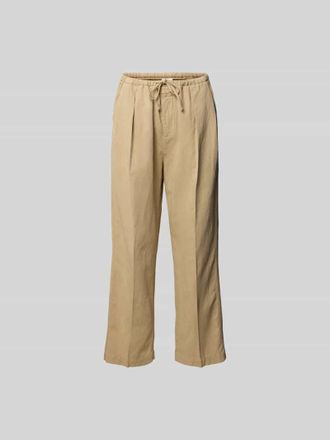 Closed Closed Stoffhose mit Leinen-Anteil in Beige, Gr&ouml;&szlig;e L