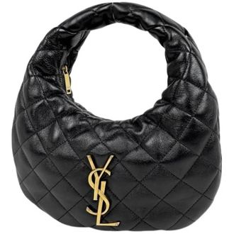 Saint Laurent Pre-owned Vintage Handbag - Dames - Pre-owned - Zwart - Maat: ONE Size Leer