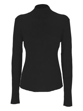 Hemisphere Geribbelde trui - Zwart