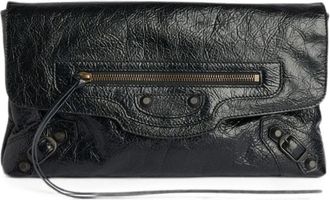 Balenciaga Le City Clutch - Dames - Clutches - Zwart - ONE Size - Katoen - Tassen