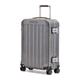 Piquadro Cabin Bags, male, Gray, Size: ONE SIZE Ultra Slim Hardside Spinner