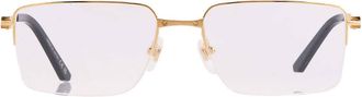 Cartier Santos de Cartier Demo Rectangular Mens Eyeglasses CT0554O 001 56