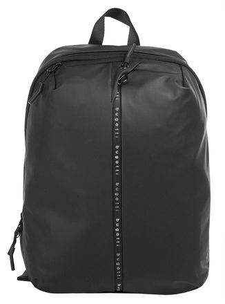 Bugatti Laptoprucksack BUGATTI BLANC, Gr. B/H/T: 43cm x 35cm x 10cm, onesize, schwarz, 100% Polyester, unifarben, Rucks&auml;cke Laptoprucksack