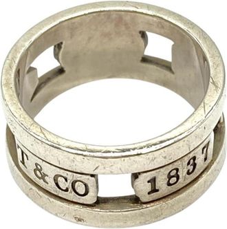 Tiffany & Co. Silver Silver 925 Band Ring (Pre-Owned)