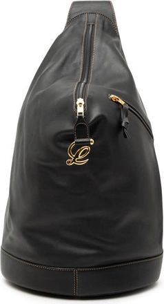 Loewe Pre-owned Loewe Leather Anton Sling Bag Unisex BM8H4XX85SOLGO4Z