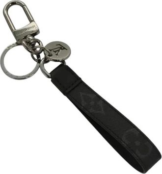Louis Vuitton Pre-owned Accessories, female, Black, Size: ONE SIZE Pre-owned Canvas Key Holder