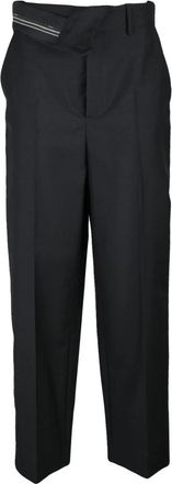 Fendi Straight Broeken - Dames - Straight fit broeken - Zwart - XS - Broeken