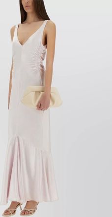 Sportmax long katia dress flared hem