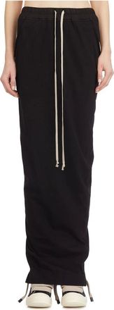 Rick Owens Rokken, Dames, Zwart, S, Pull-On Pillar Rok