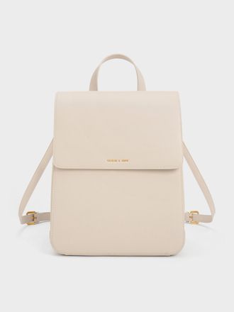 Charles & Keith Octavia Front-Flap Backpack