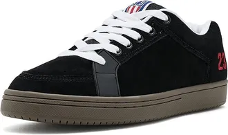 Etnies Sal23 Mens Shoes Black/White/Red : 10.5 D - Medium, Suede