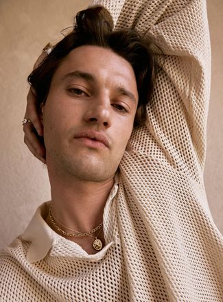 Pilgrim Mens 2-in-1 chain and irregular pendant necklace