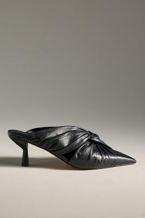 Maeve Twist-Strap Mule Heels