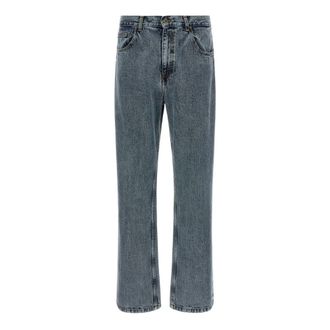 Second/Layer Second/Layer - Big Papi Jeans - Heren - Jeans - Grijs - Maat: L Katoen