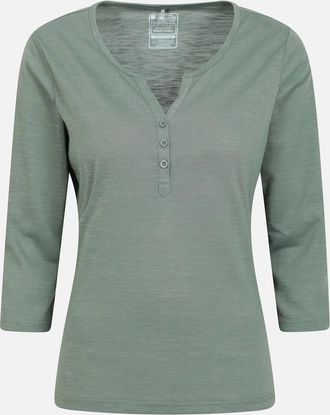 Mountain Warehouse Womens Mountain Warehouse Womens/Ladies Paphos Quick Dry UV Protection Top - Green - Size: 14