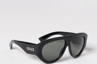 Gucci Occhiali da sole aviatore in acetato riciclato con logo stampato