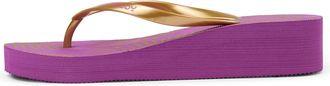 Freddy Infradito platform donna con stampa tropicale e loghi