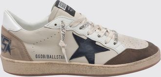 Golden Goose Sneaker Ball Star bicolor in pelle e suede con effetto used