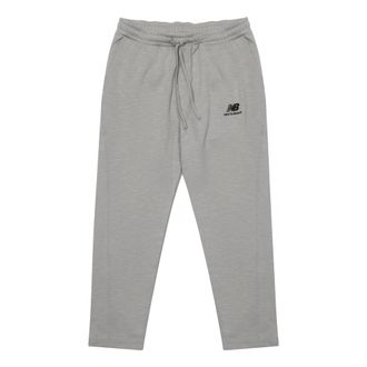 New Balance Essentials Stacked Logo Sweatpants Asia Sizing Grey AMP23313-NTP