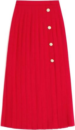Valentino Garavani Rokken, Dames, Rood, M, Geplooide Rok
