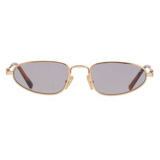 Miu Miu Grey Oval Ladies Sunglasses MU A52S 5AK40O 52