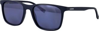 Lacoste L882S Zonnebril - Heren - Zonnebrillen - Blauw - 55 MM - Accessoires
