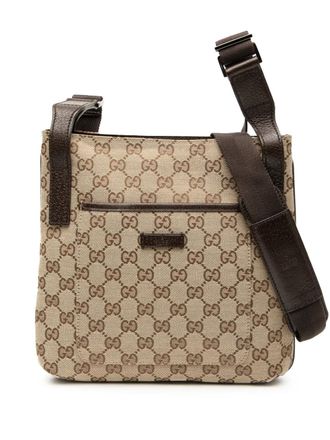 Gucci 2000-2015 GG Canvas crossbody bag - Brown