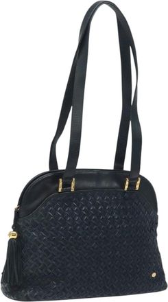 Bally Vintage Shoulder Bag Leather Leather Shoulder Bag Bag (Pre-Owned)