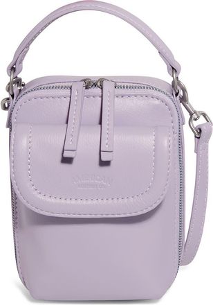 American Leather Co. Tribeca Leather Crossbody Bag in Dusty Lavender at Nordstrom Rack